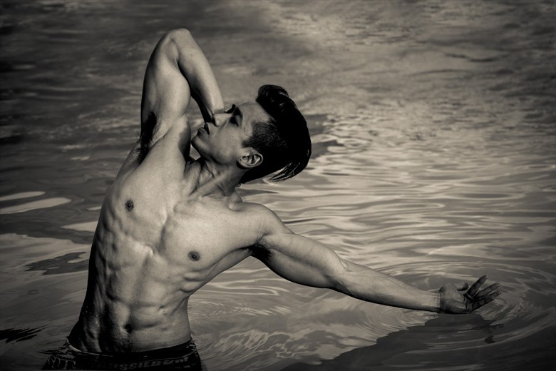 nude asian male model