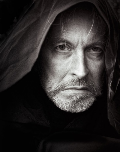 black and white portrait photography