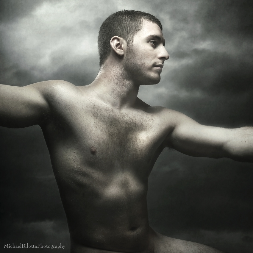 Nude Male Model by Michael Bilotta